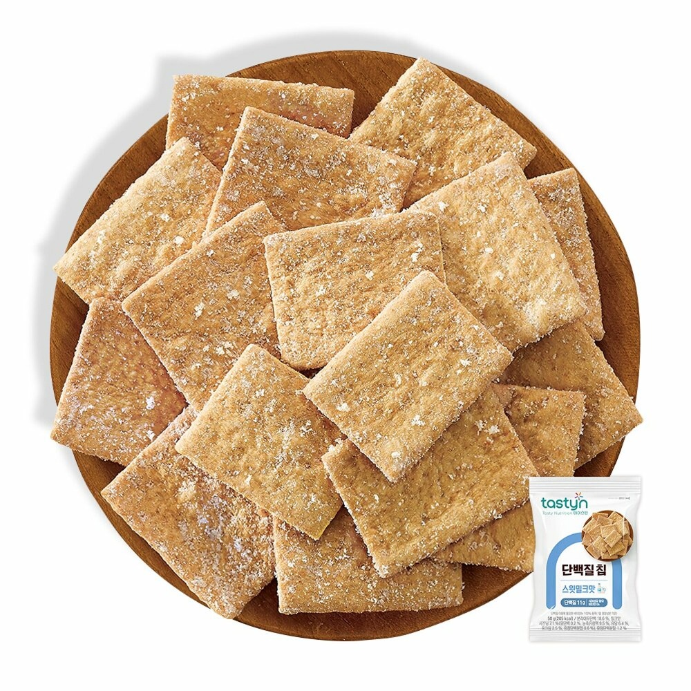 [CKD Healthcare] tastyn Protein Chips #Sweet Milk 50g