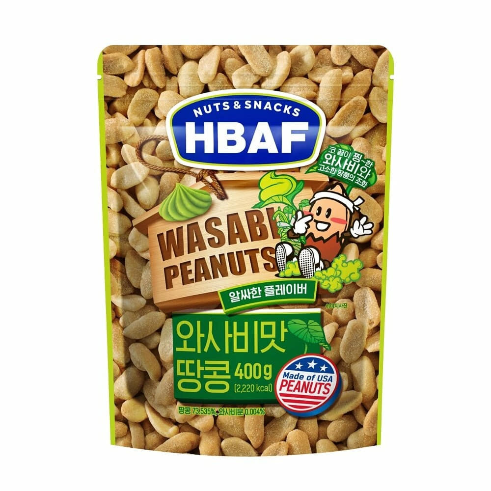 HBAF Wasabi Peanuts 400g