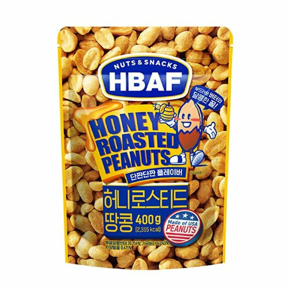 HBAF Honey Roasted Peanuts 400g
