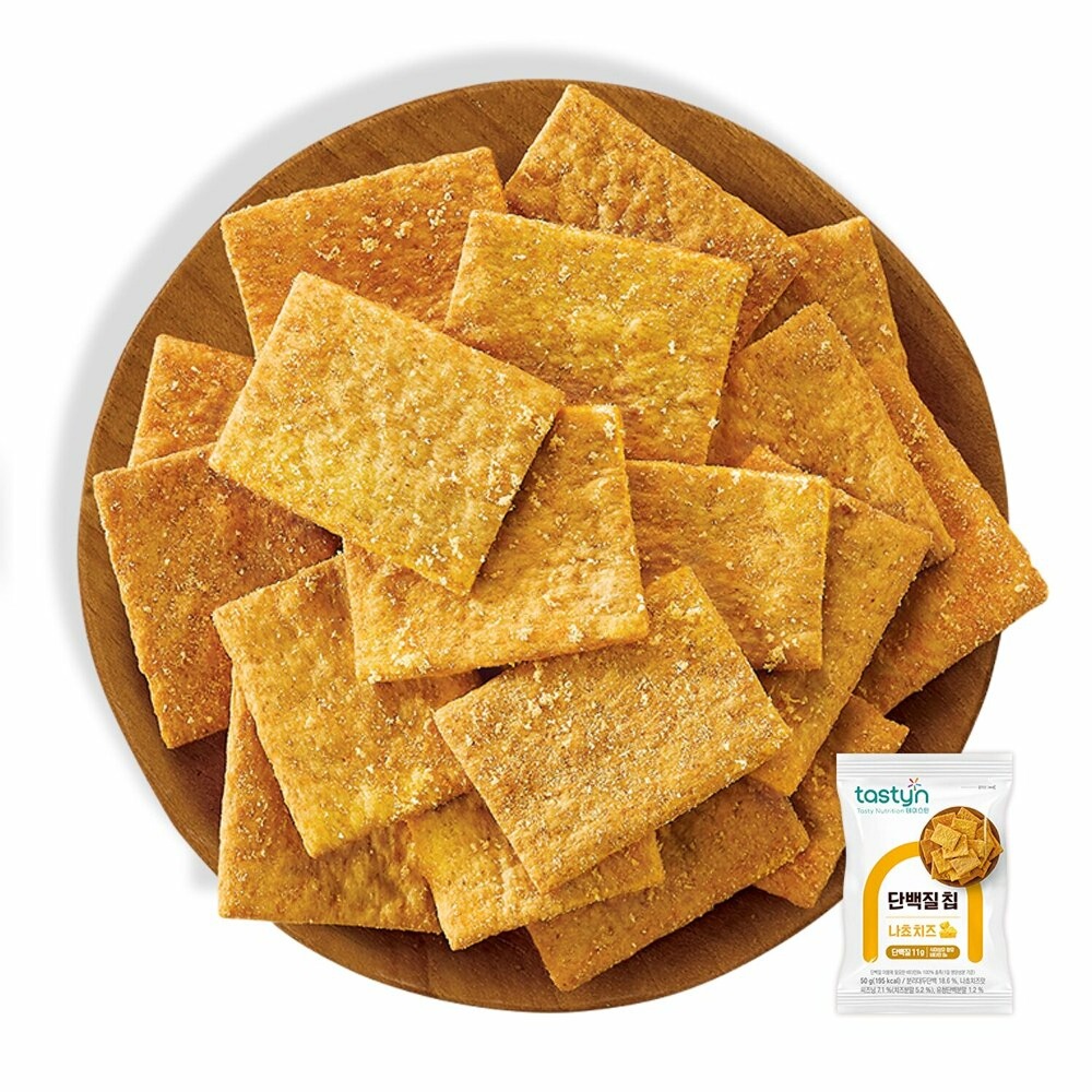 [CKD Healthcare] tastyn Protein Chip #Nacho Cheese 50g
