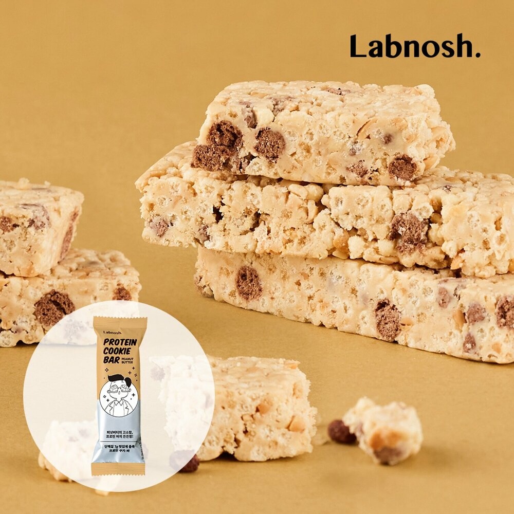 [Thick&amp;Crunchy] Labnosh Protein Cookie Bar #Peanut Butter 35g