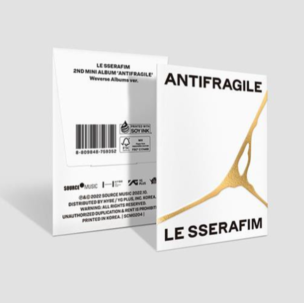 LE SSERAFIM - ANTIFRAGILE (2nd Mini Album, Weverse Albums Ver.)