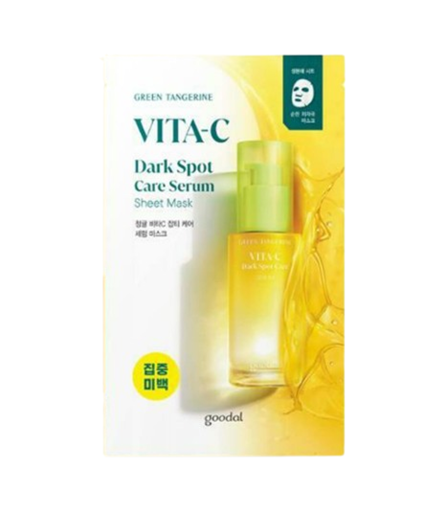 Goodal Green Tangerine Vita-C Dark Spot Care Serum Mask Sheet 5P (+Green Tangerine Serum 10ml)