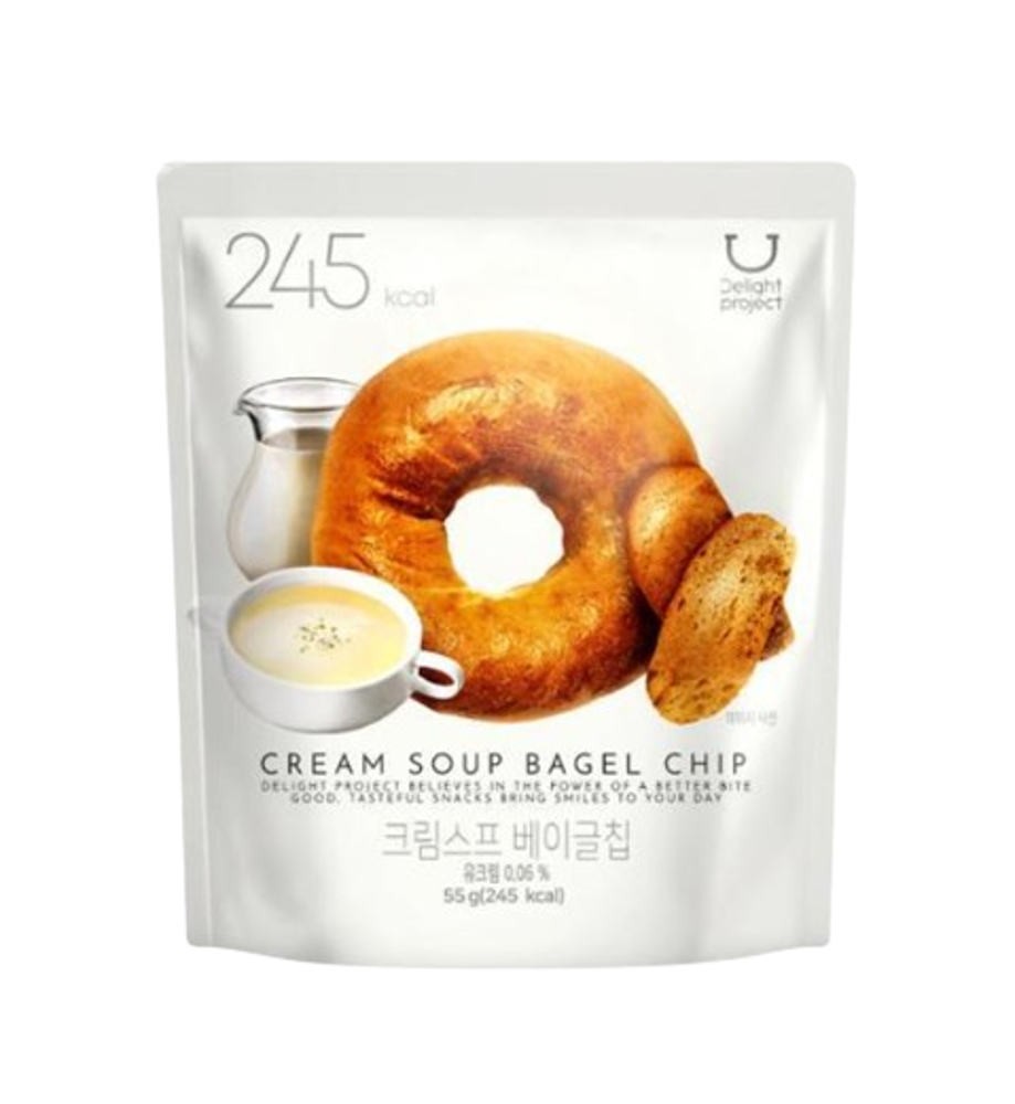 Delight Project Cream Soup Bagel Chip 55g